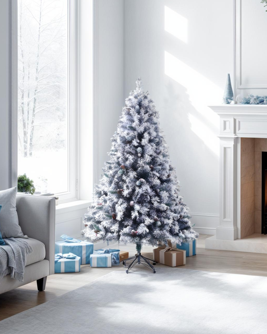 Snow Flocked 4ft Artificial Christmas Tree