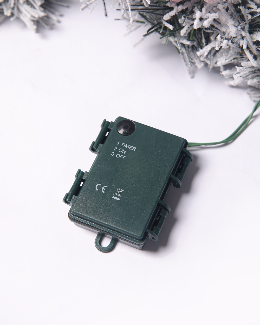 Christmas garland light switch