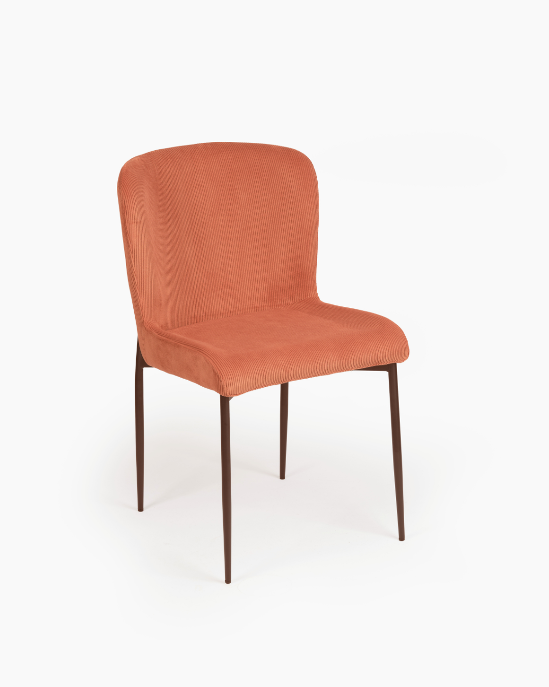 Rust Dining Chair Corduroy