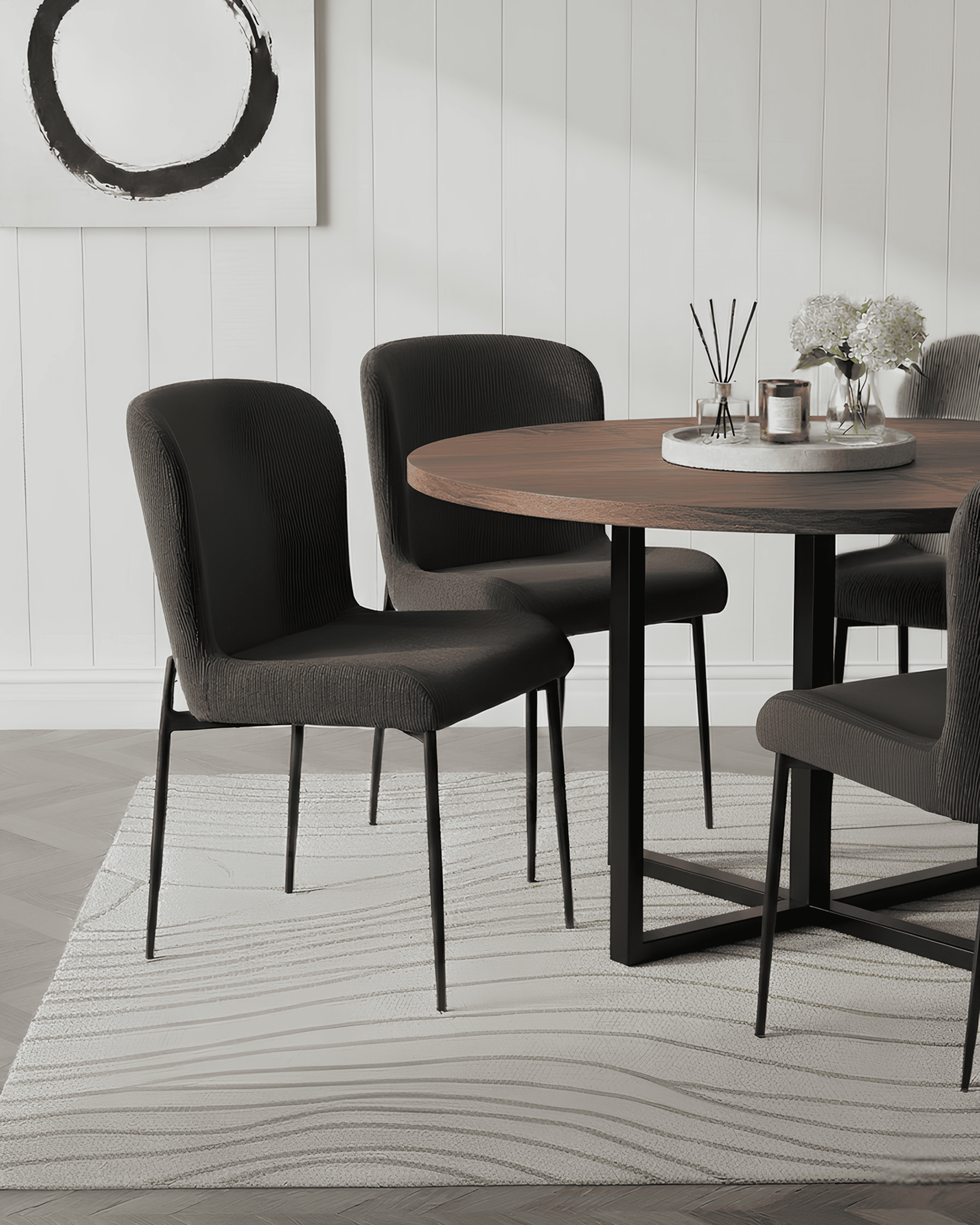 Grey Chairs for Dining Table