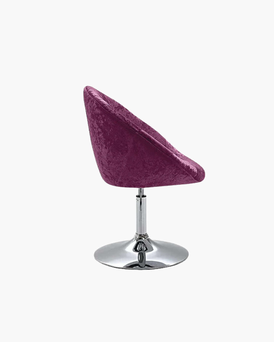 Pink Velvet Swivel Chair