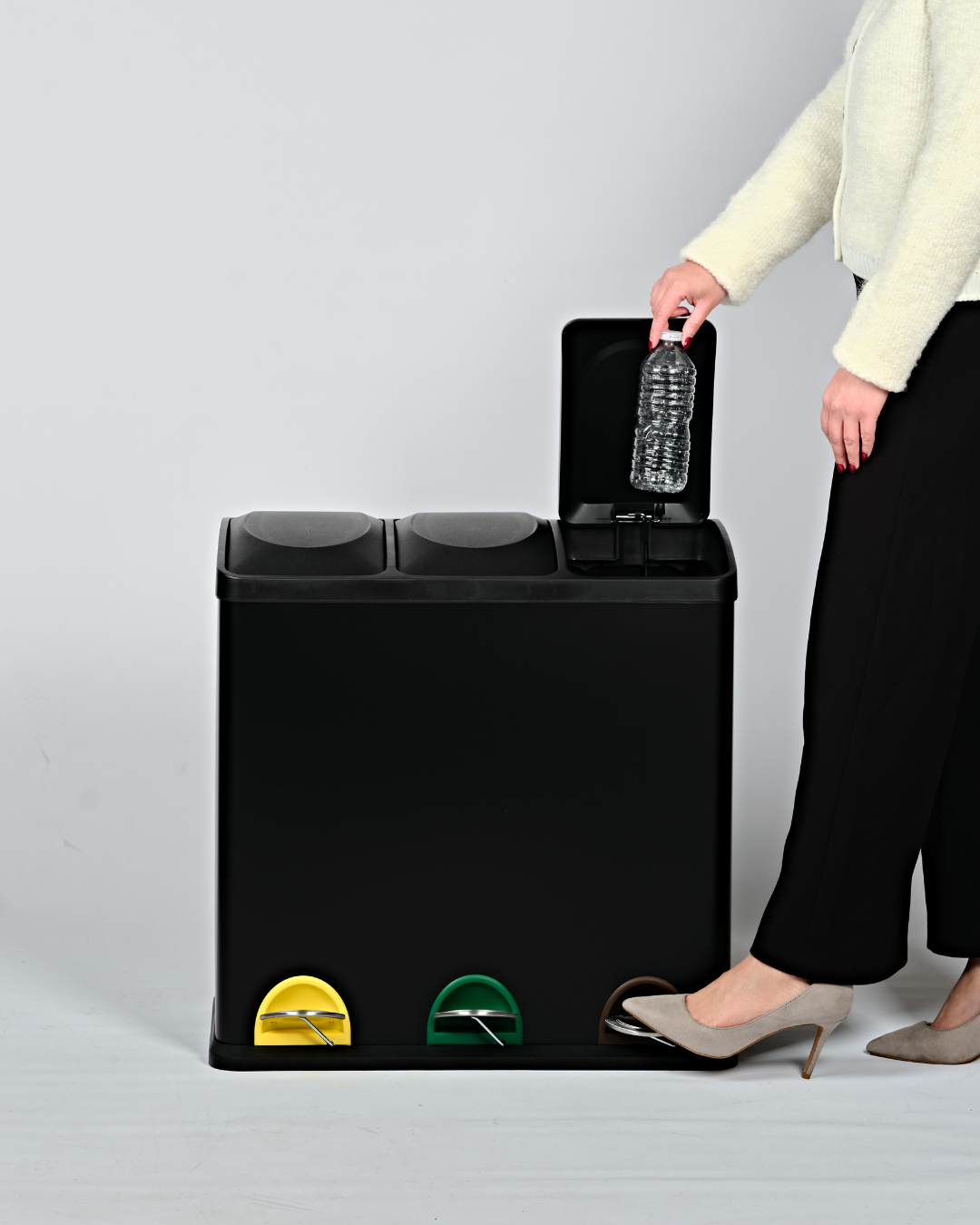 Triple Bin for Kitchen