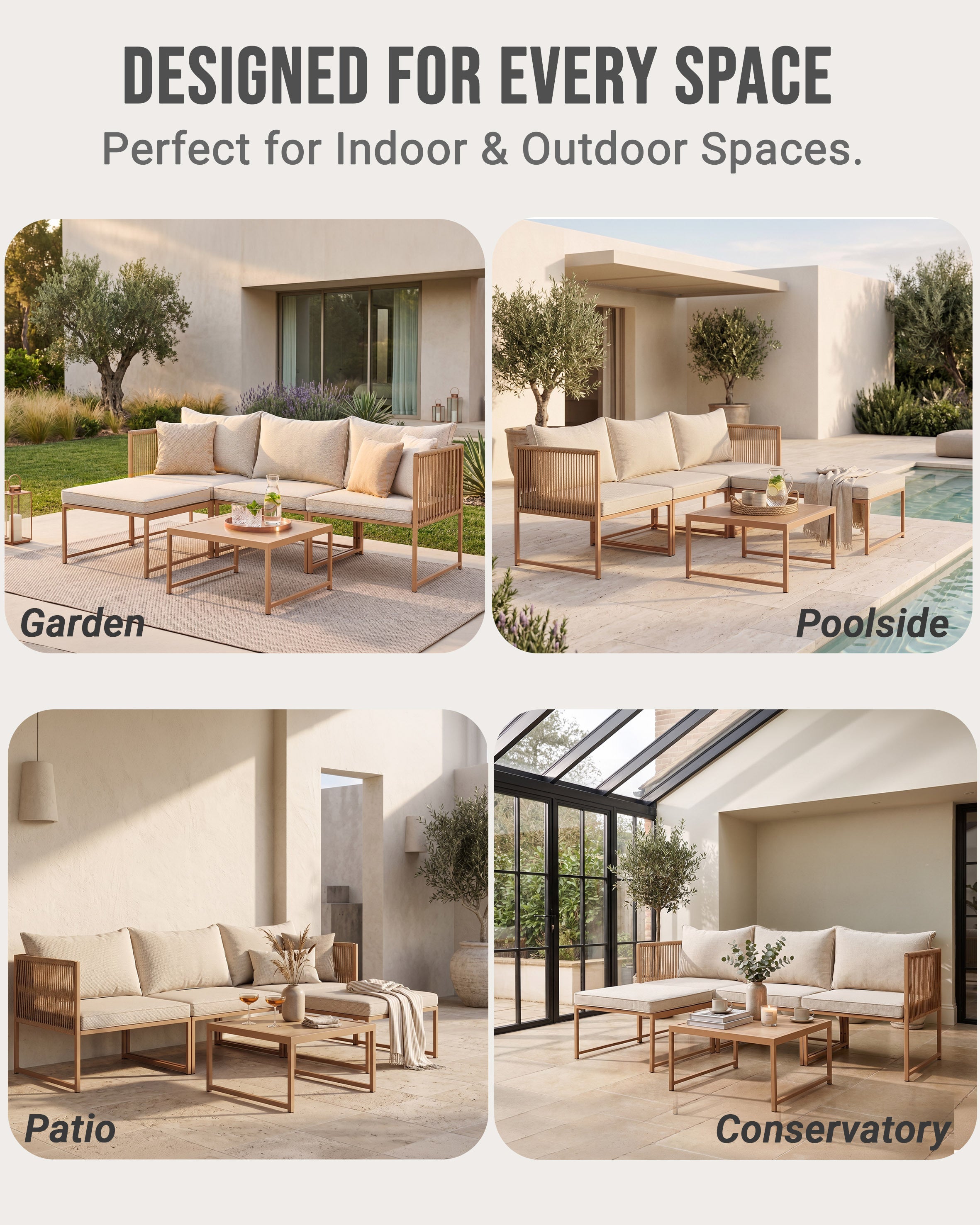 3 seater garden sofa for outdoor use