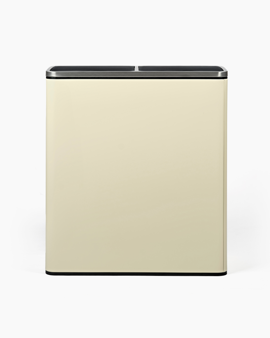 cream metal bin