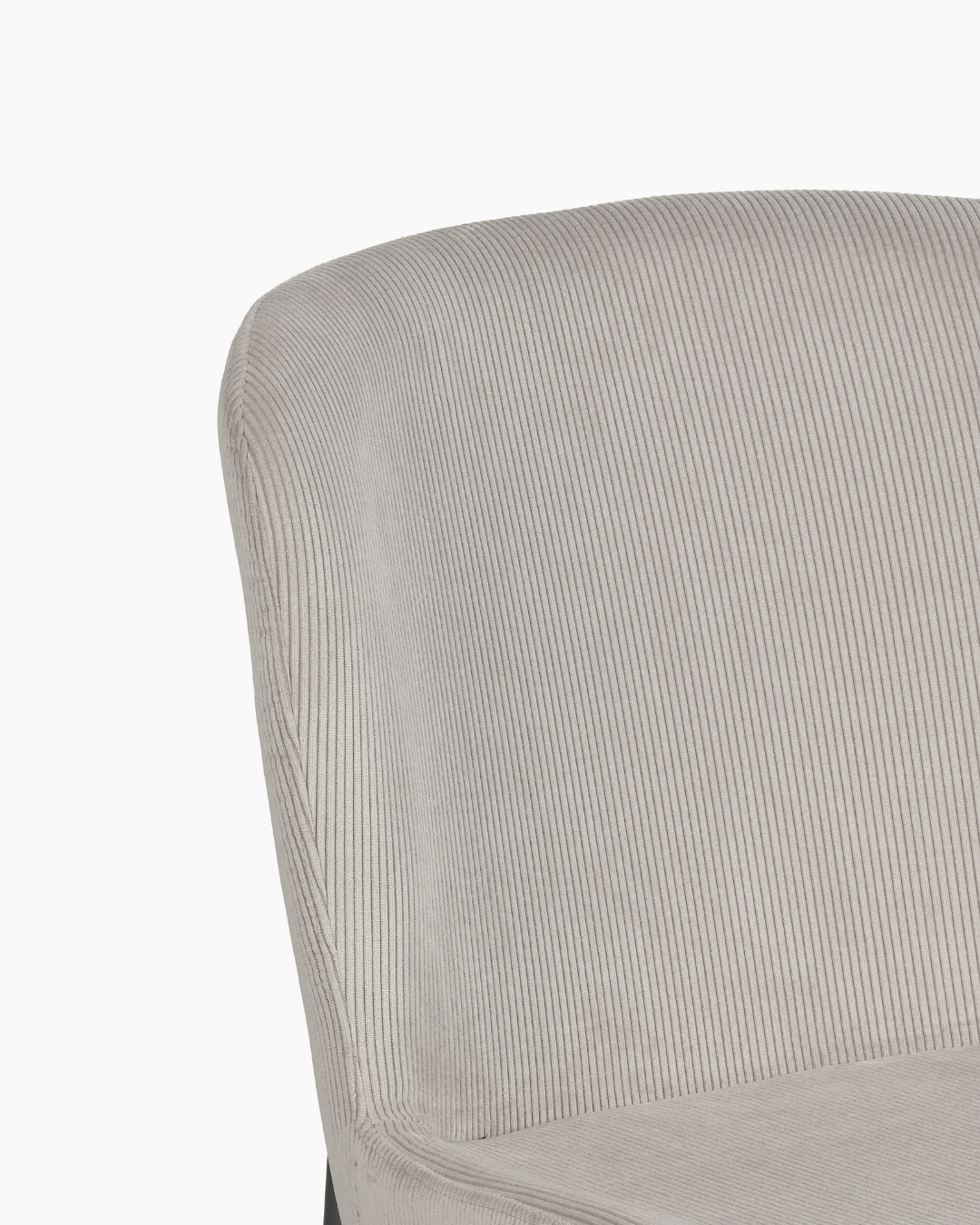 Light Grey Chair Corduroy
