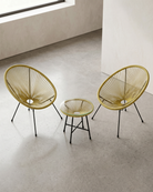2 Seater Egg Chair Bistro Set