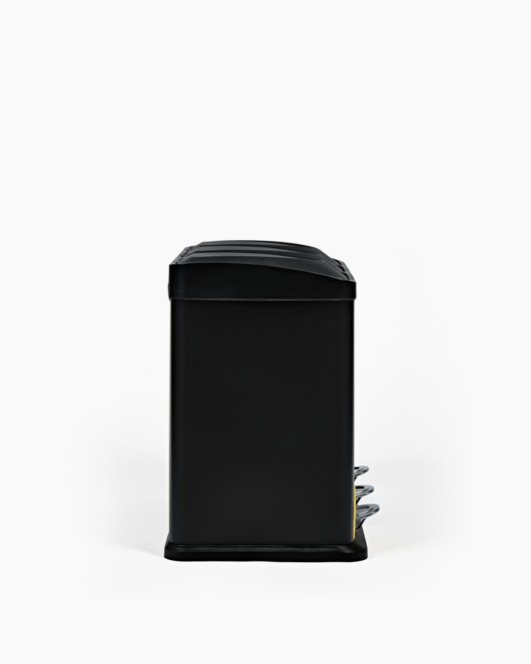 3 Compartment Recycling Bin Black