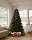 8ft Christmas tree with presents