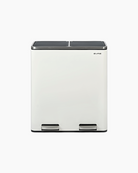 White bin dual compartment