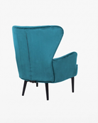 Teal Velvet Armchair