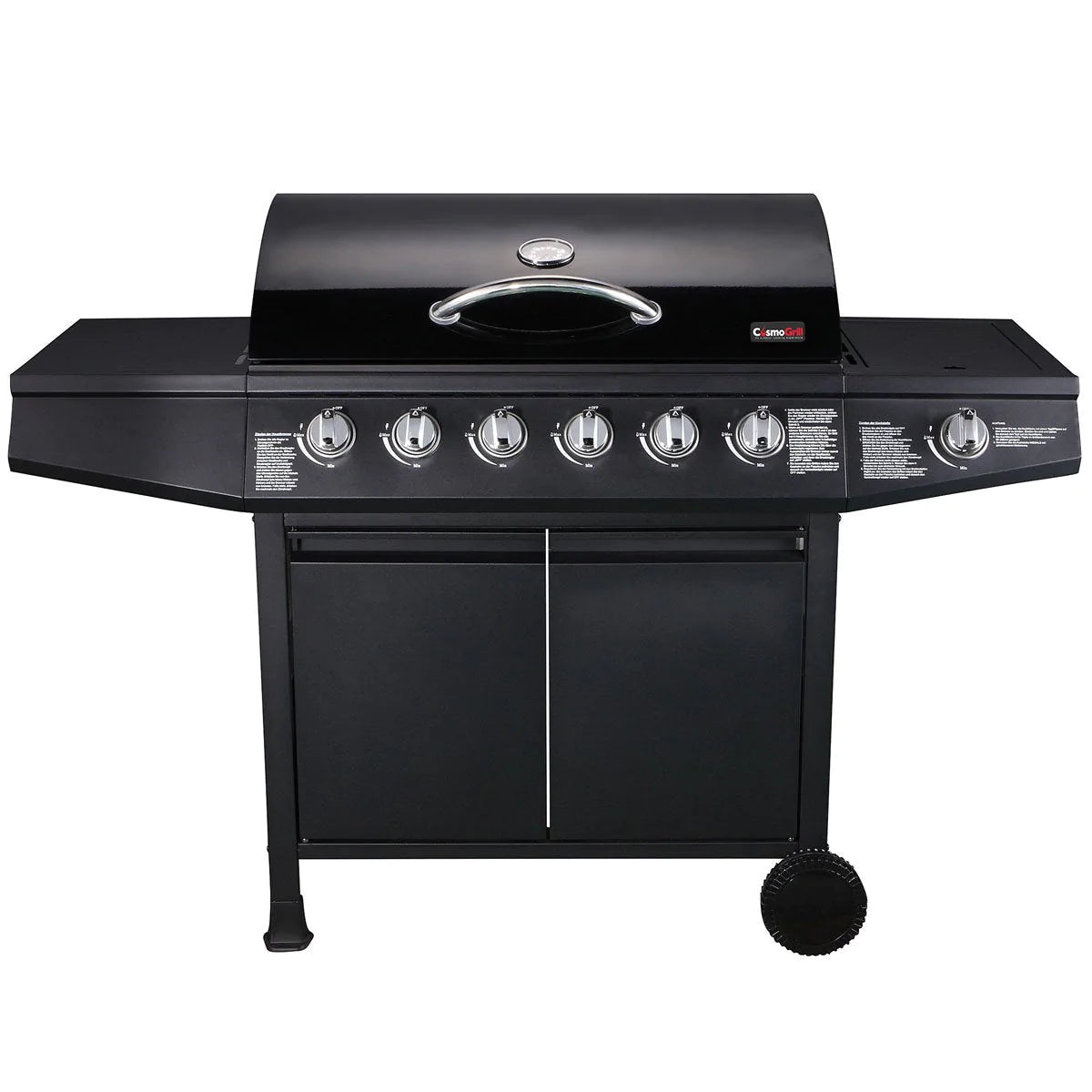 CosmoGrill Original Series 6+1 Gas Barbecue Front View