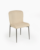 Cream Chair with Black Legs