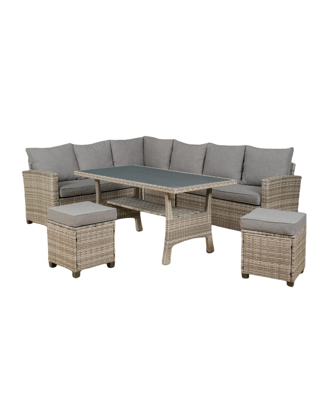Garden Corner Dining Set for 8 pax