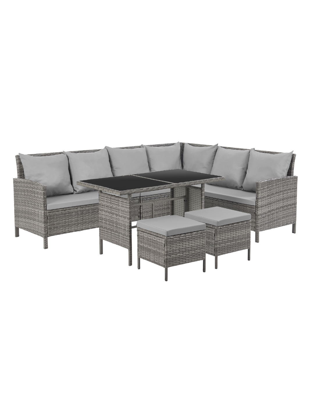 8 Seat Corner Sofa Set