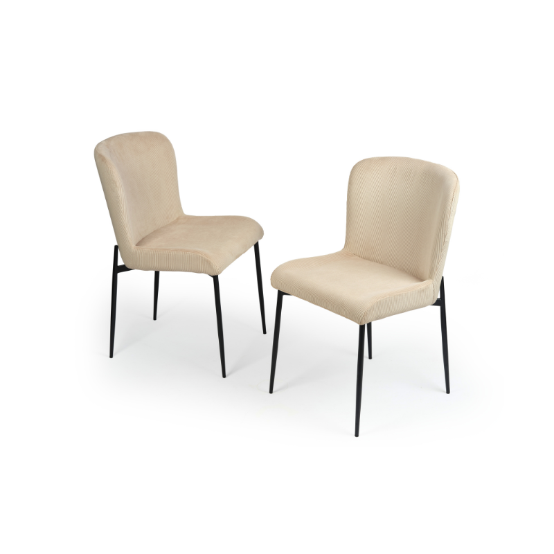 Set of two dining chairs