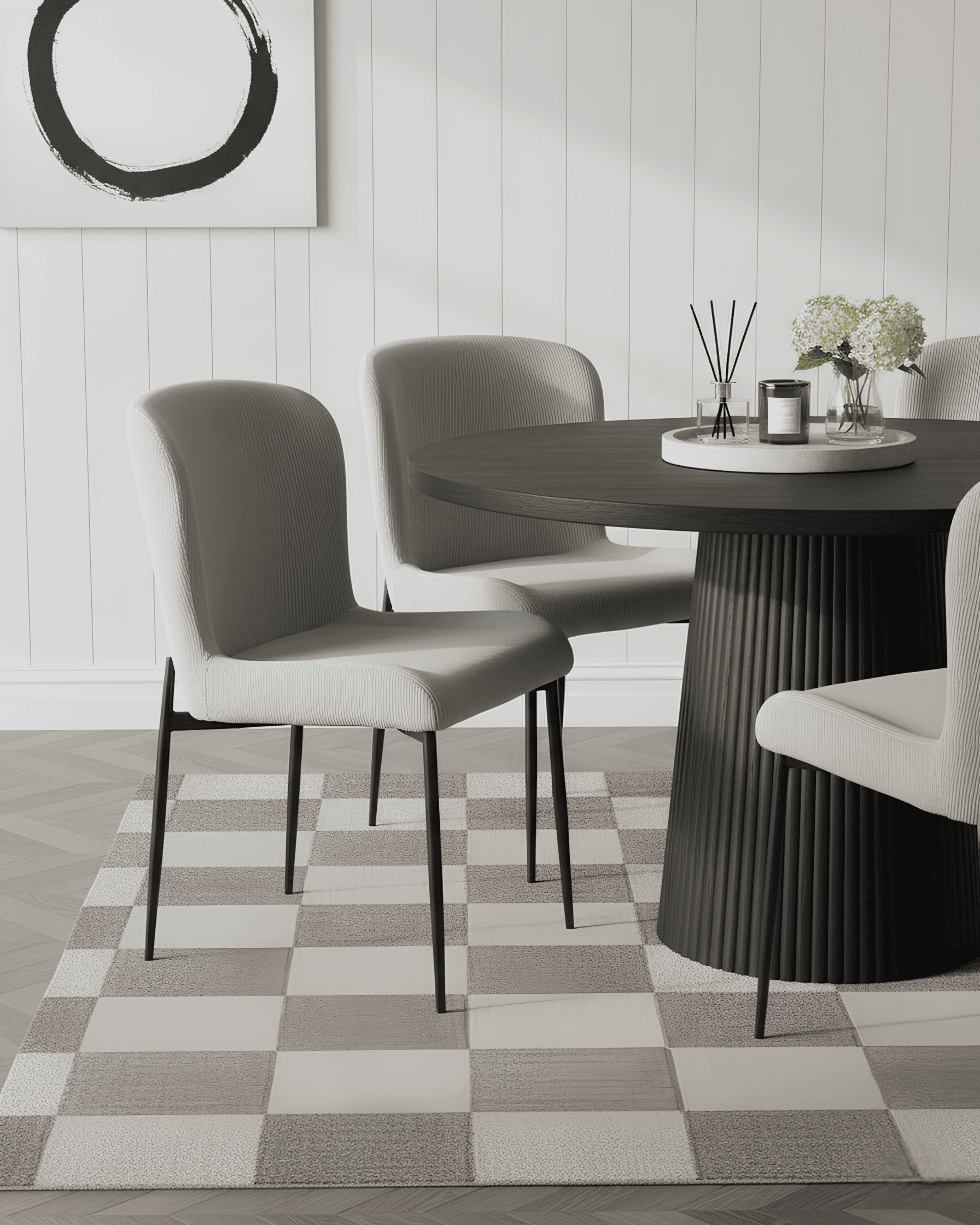 Grey Chairs in Living Room