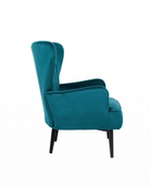 Teal Velvet Armchair
