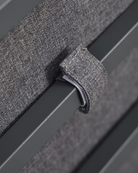 Thick Grey Cushion Outdoor Aluminium Garden Furniture