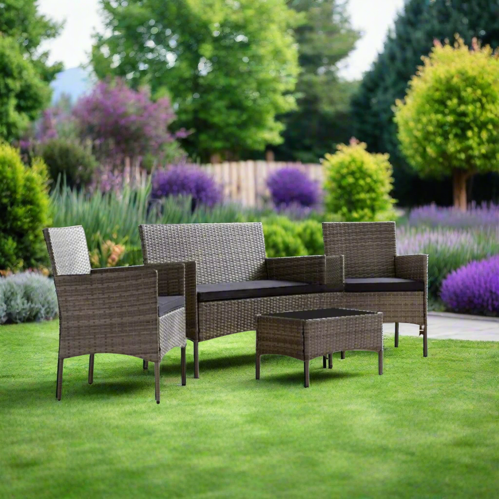 Madrid Rattan 4 Seat Garden Furniture Set Evre Limited