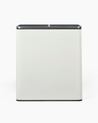 White Kitchen Bin with Recycling Compartment