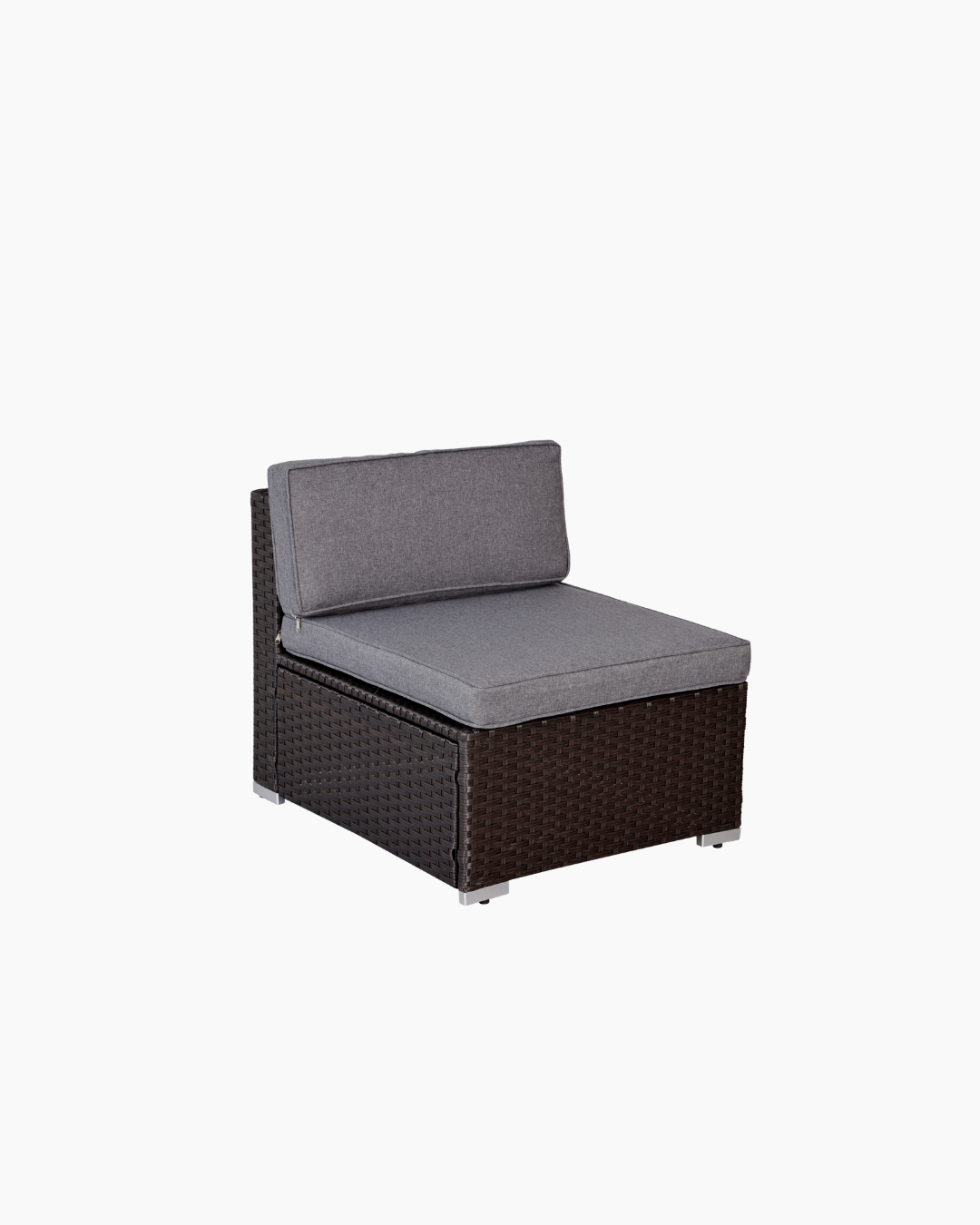 Brown rattan chair