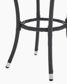 black rattan coffee table