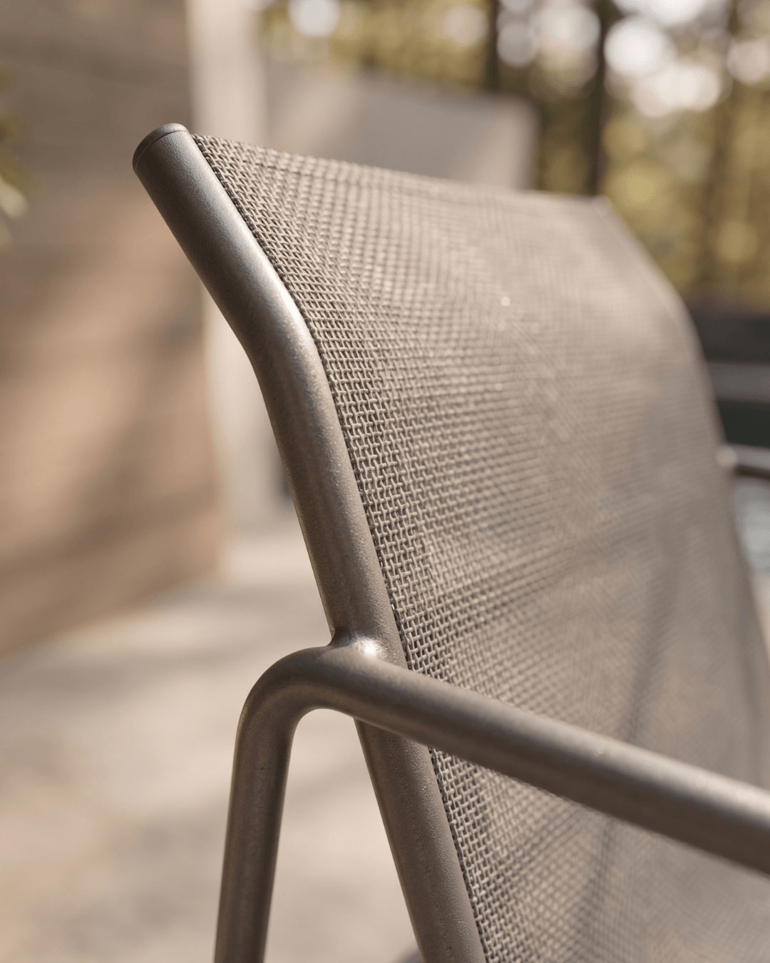 Breathable summer chair for outdoor use