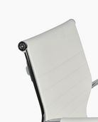 Slim White Desk Chair