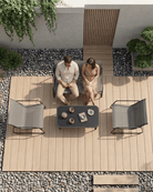 garden conversation set outdoor grey luis