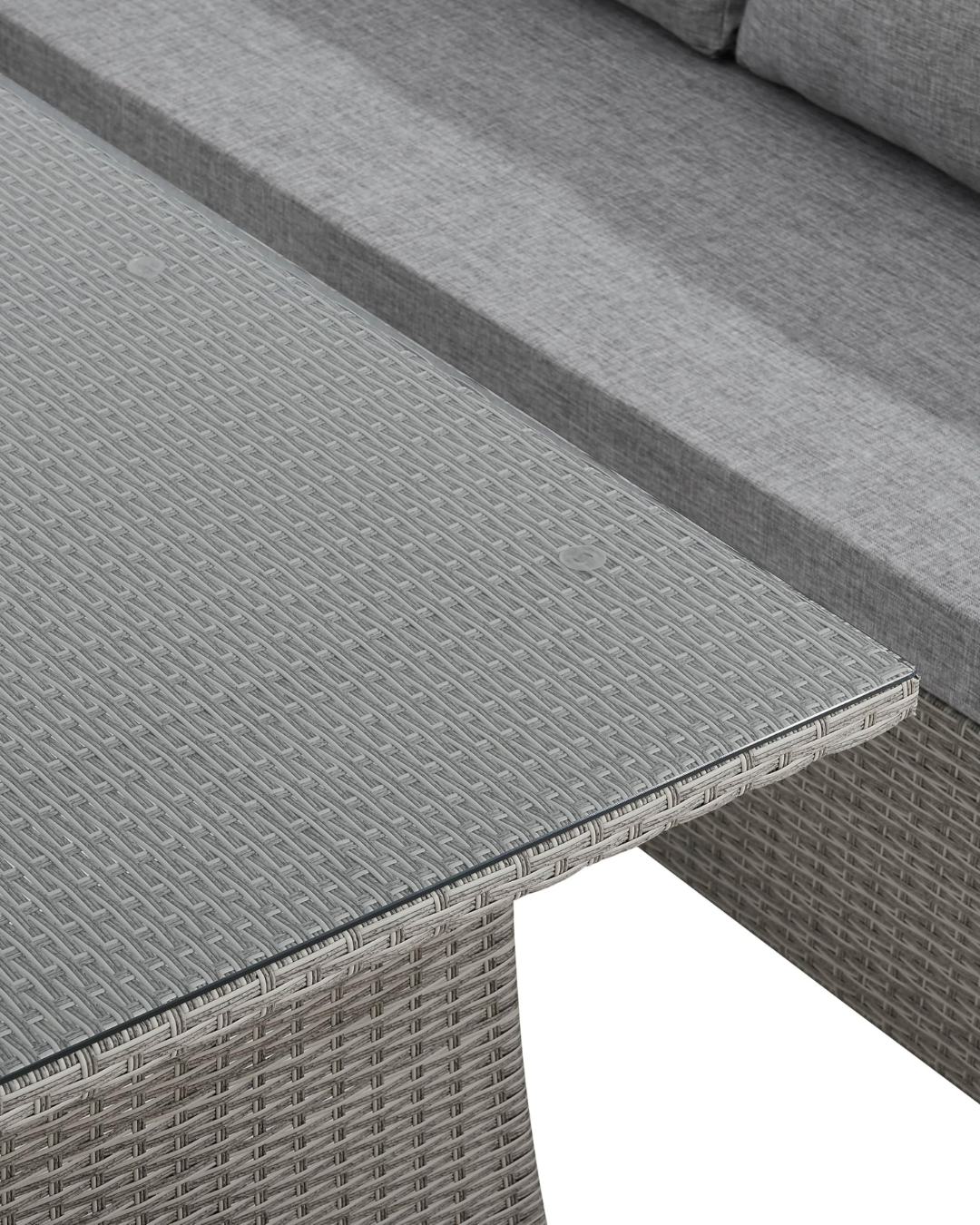 glass top dining table