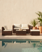 modular garden furniture set with cushion