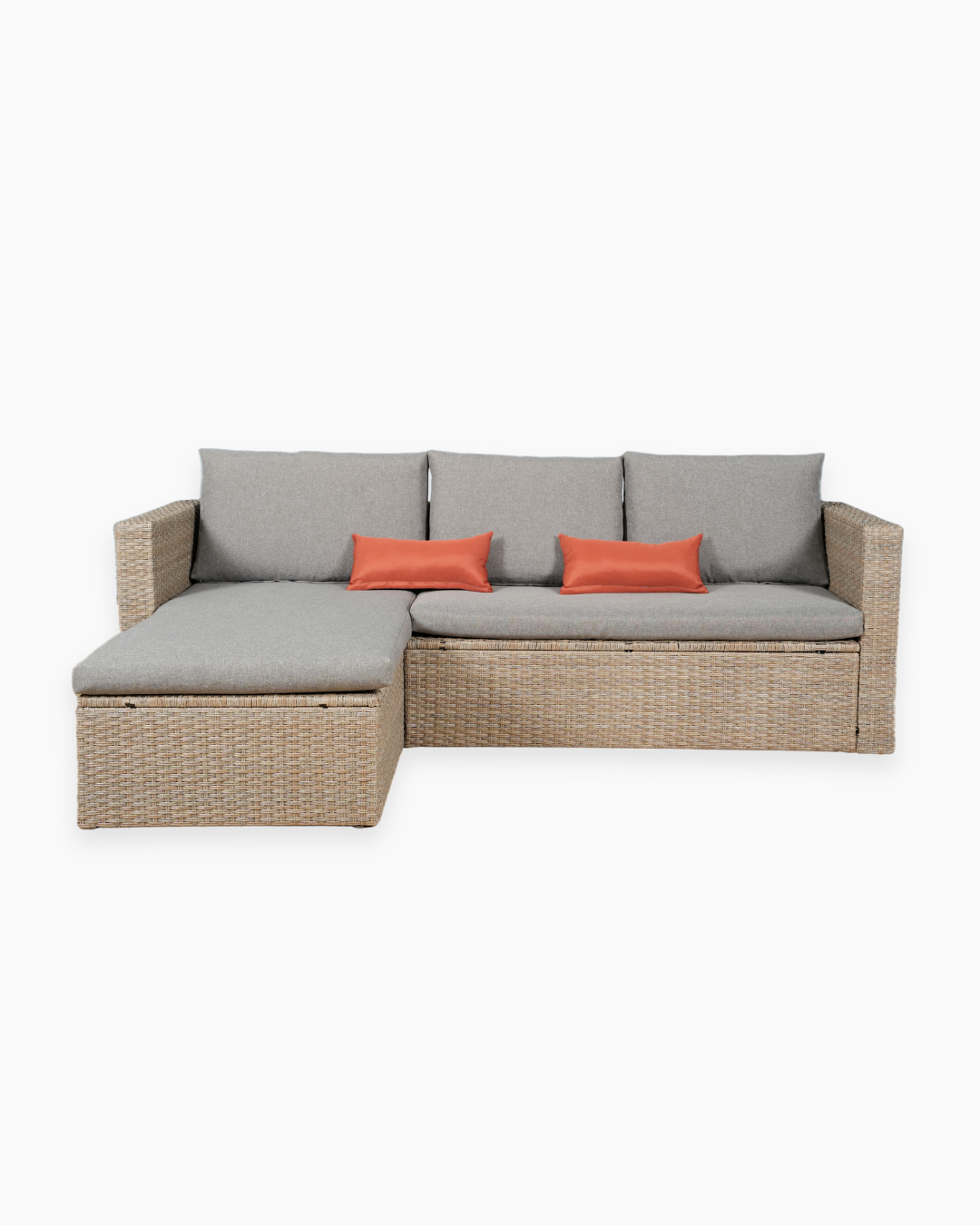3 seater sofa garden set rattan
