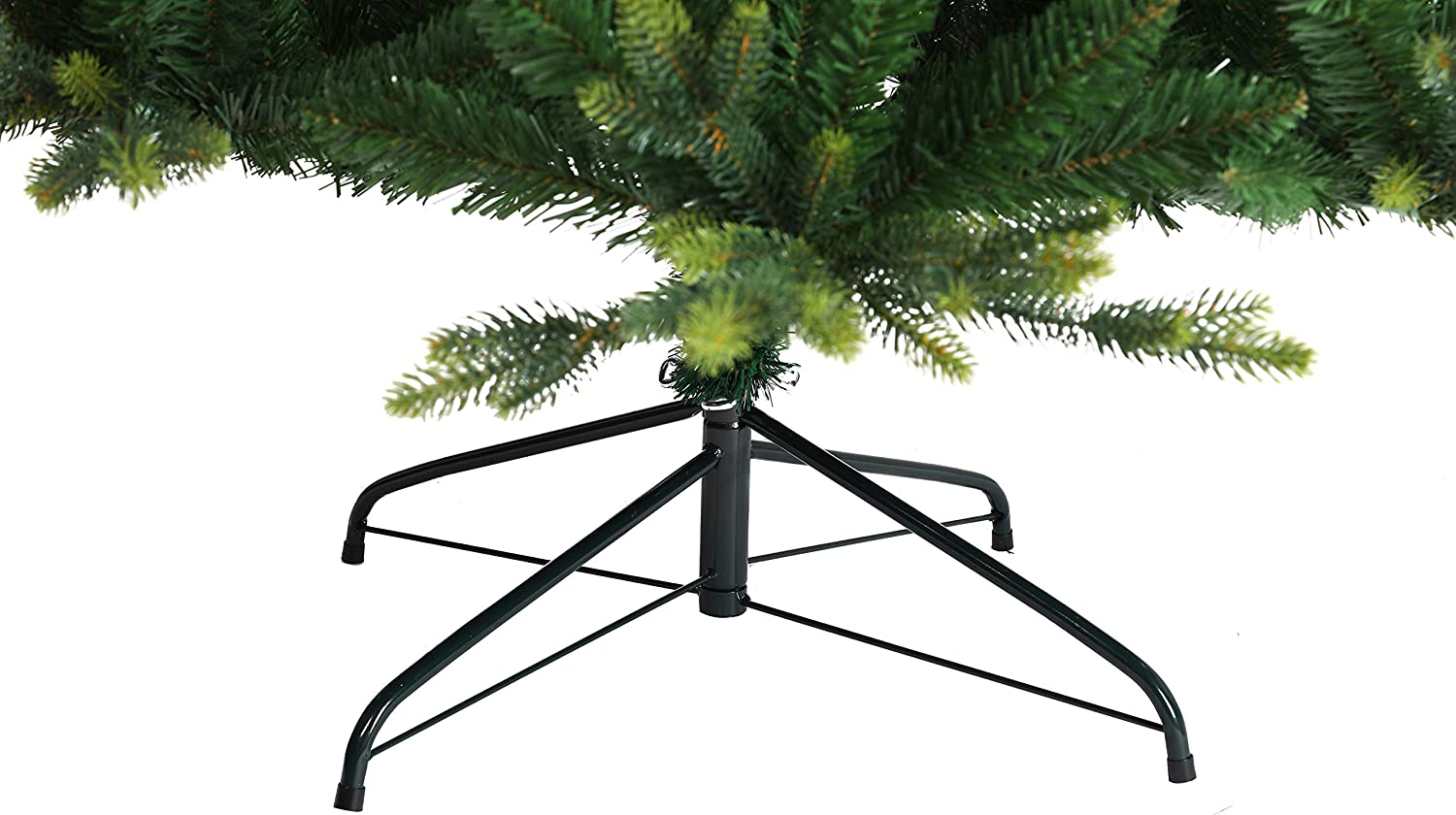Evre Spruce 4Ft Christmas Tree metal stand close up