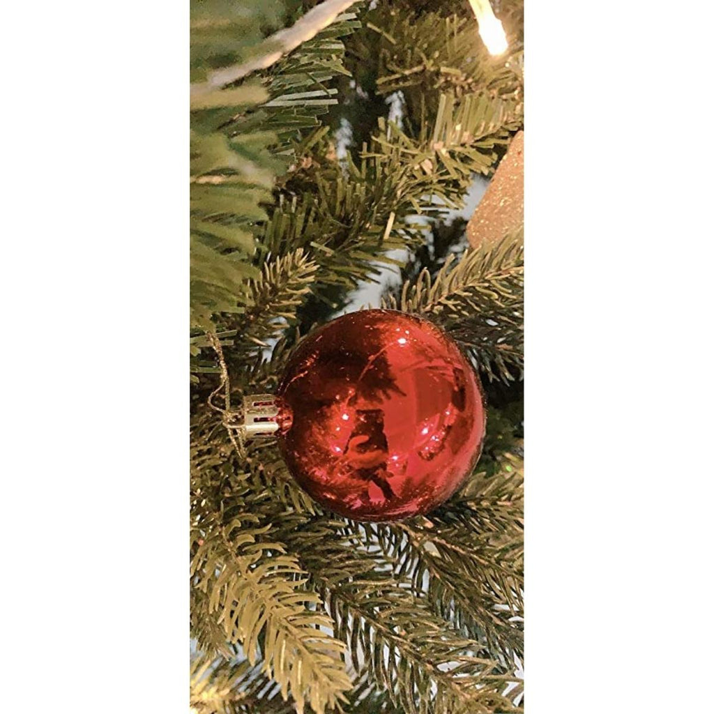 Evre Spruce 6Ft Christmas Tree close up of decorative bauble